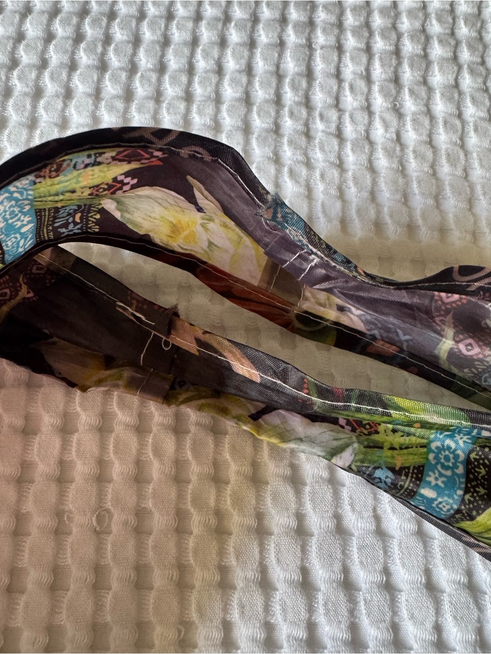 Johnny Was Floral bundle Reusable Totes - Black & Teal Multicolor - Picture 7 of 10